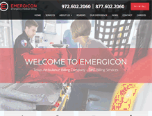 Tablet Screenshot of emergicon.com